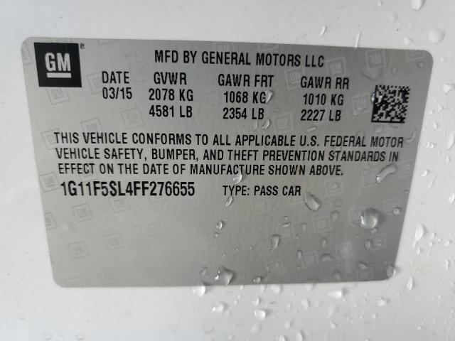 2015 CHEVROLET MALIBU LTZ - 1G11F5SL4FF276655