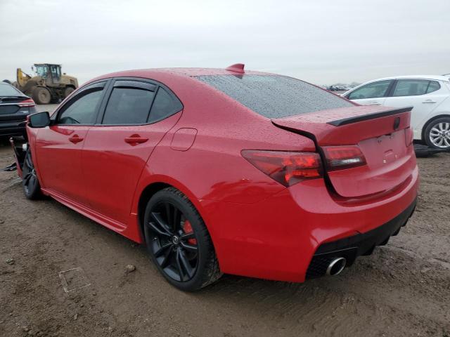 ACURA TLX TECH+A 2018 red  gas 19UUB3F62JA004914 photo #3