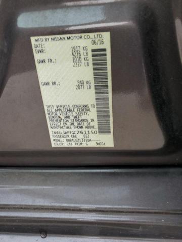 2016 NISSAN ALTIMA 2.5 - 1N4AL3AP7GC261150