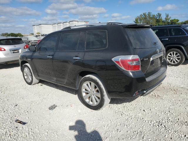 TOYOTA HIGHLANDER 2008 black 4dr spor hybrid engine JTEEW44A082009565 photo #3