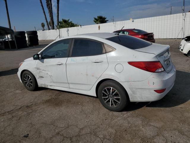 HYUNDAI ACCENT SE 2017 white  gas KMHCT4AE0HU362576 photo #3