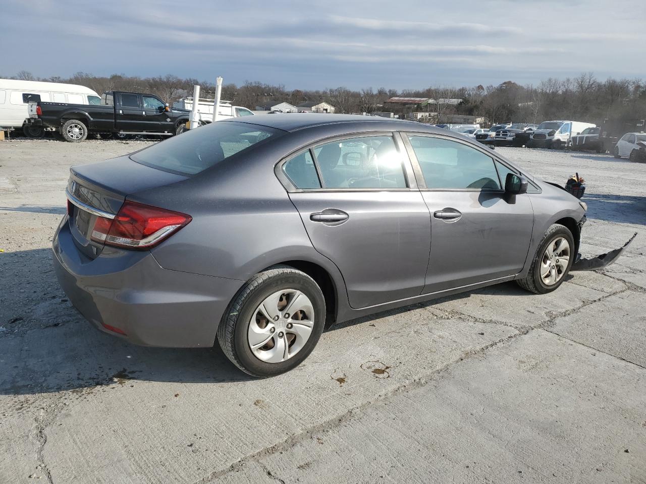 Lot #3024925374 2015 HONDA CIVIC LX