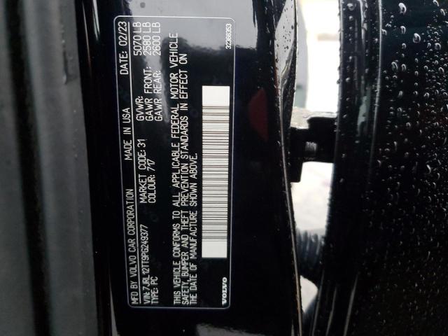 2023 VOLVO S60 PLUS 7JRL12TT9PG249377