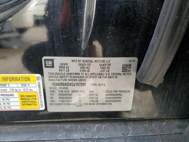 2016 CHEVROLET TRAVERSE L - 1GNKRGKDXGJ187895