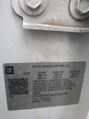 2020 CHEVROLET MALIBU LT - 1G1ZD5ST4LF102766