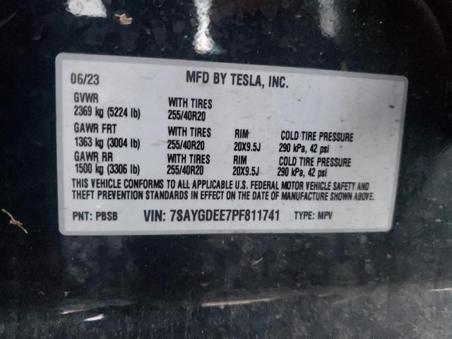 2023 TESLA MODEL Y - 7SAYGDEE7PF811741