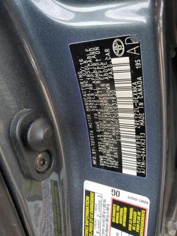 2016 TOYOTA COROLLA L - 2T1BURHE0GC637830