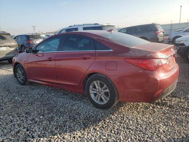 HYUNDAI SONATA GLS 2014 red sedan 4d gas 5NPEB4AC9EH867407 photo #3