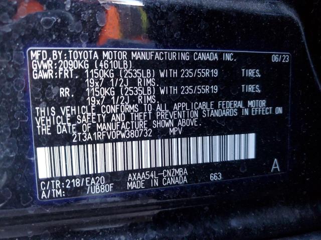 2023 TOYOTA RAV4 XLE P - 2T3A1RFV0PW380732