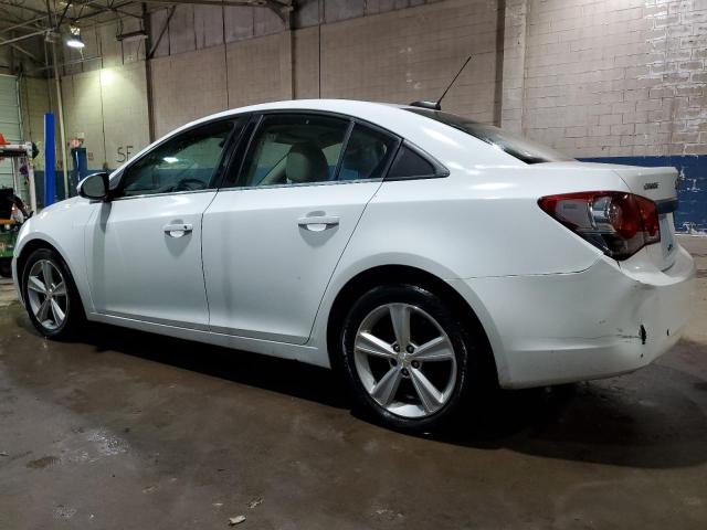 CHEVROLET CRUZE LT 2015 white sedan 4d gas 1G1PE5SB9F7201609 photo #3