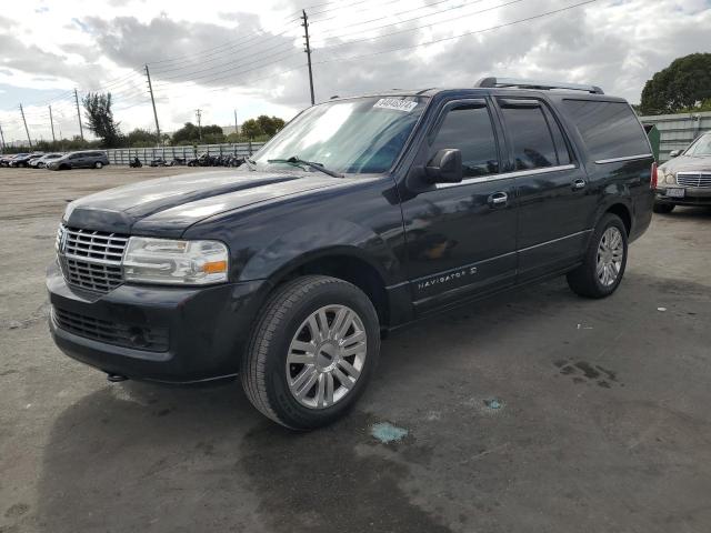 LINCOLN NAVIGATOR 2014 black  flexible fuel 5LMJJ3H53EEL05773 photo #1