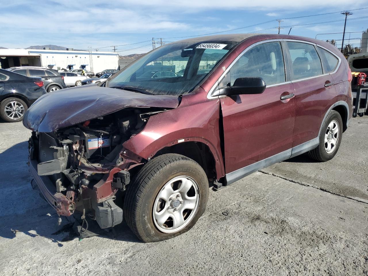 Lot #3034617795 2015 HONDA CR-V LX