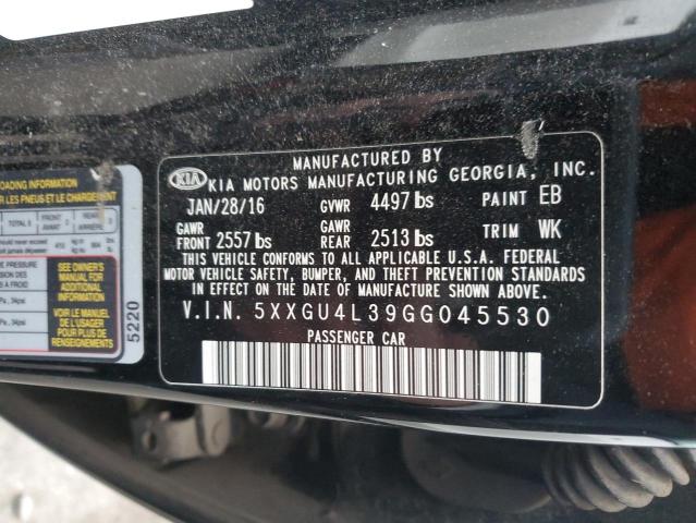 2016 KIA OPTIMA EX - 5XXGU4L39GG045530