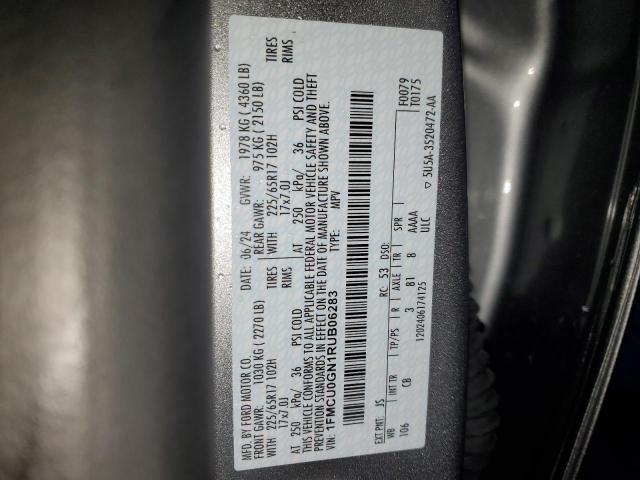 2024 FORD ESCAPE ACT - 1FMCU0GN1RUB06283