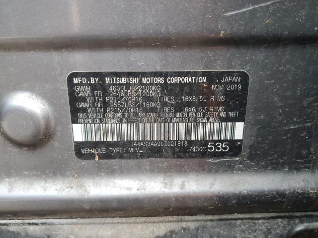 2020 MITSUBISHI ECLIPSE CR - JA4AS3AA9LZ021818