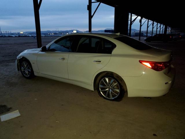 INFINITI Q50 PREMIU 2017 white  gas JN1EV7AP6HM736363 photo #3