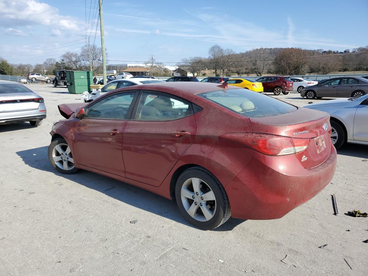 Lot #3027047803 2011 HYUNDAI ELANTRA GL