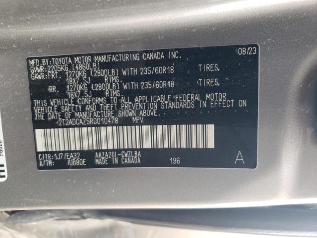 2024 LEXUS NX 250 BAS 2T2ADCAZ5RC010478