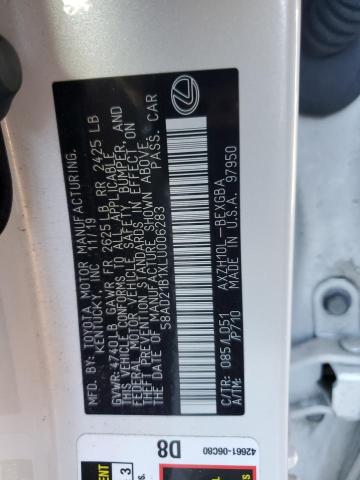 2020 LEXUS ES 300H 58AD21B1XLU006283