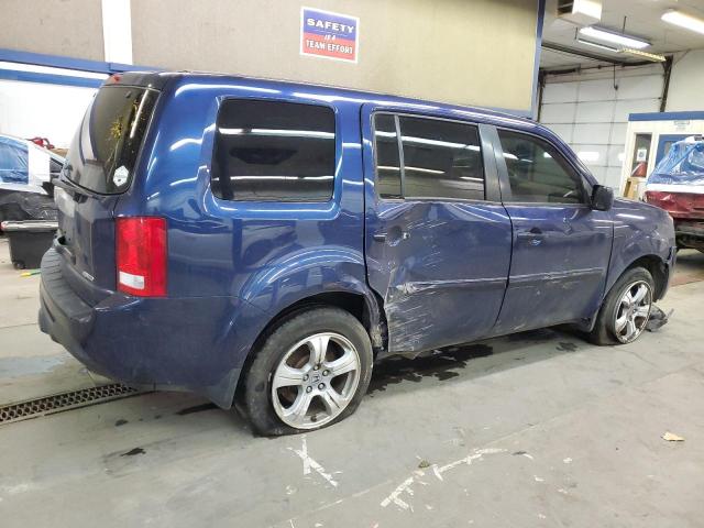 HONDA PILOT EXL 2015 blue  gas 5FNYF4H6XFB040209 photo #4