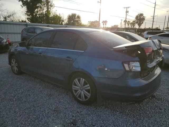 VOLKSWAGEN JETTA S 2017 blue  gas 3VW167AJ9HM386751 photo #3