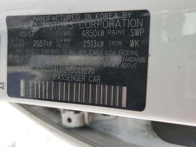 2017 KIA OPTIMA PLU KNAGV4LD2H5013270
