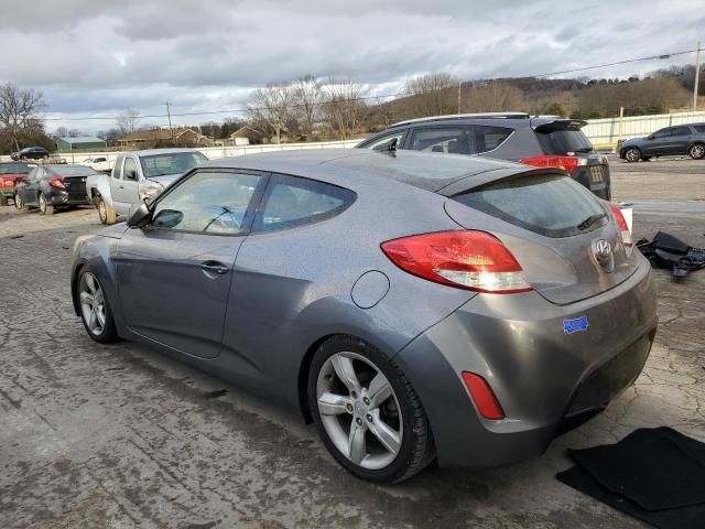 HYUNDAI VELOSTER 2014 silver coupe 3d gas KMHTC6AD2EU216453 photo #3