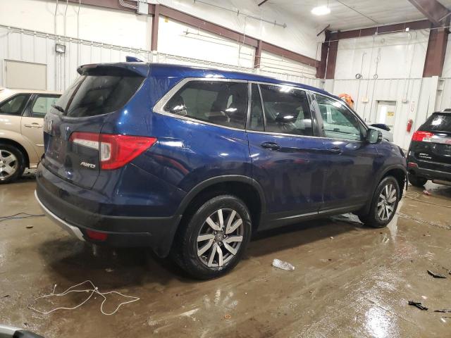 HONDA PILOT EX 2020 blue  gas 5FNYF6H34LB001158 photo #4