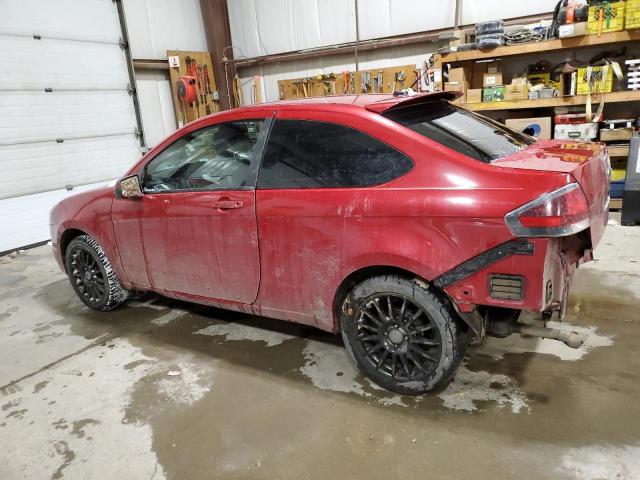 FORD FOCUS SES 2009 red coupe gas 1FAHP33N09W255996 photo #3