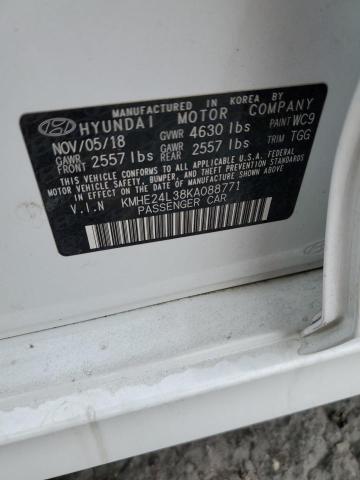 VIN KMHE24L38KA088771 2019 HYUNDAI SONATA no.12