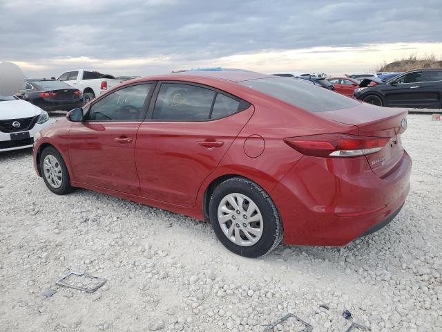 HYUNDAI ELANTRA SE 2018 red  gas KMHD74LF7JU638739 photo #3