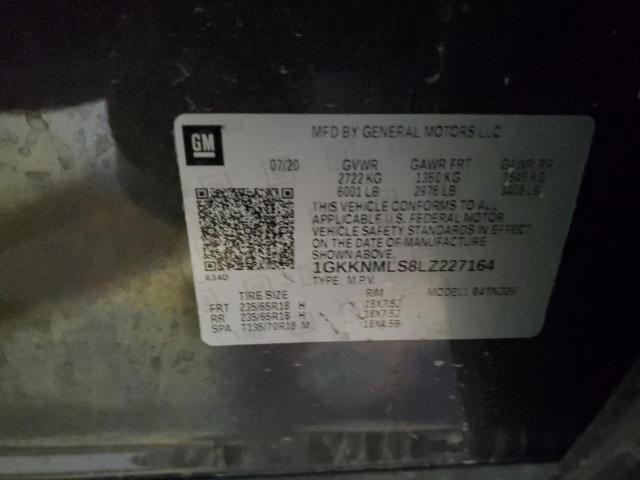 2020 GMC ACADIA SLT - 1GKKNMLS8LZ227164