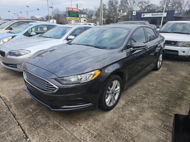 FORD FUSION SE 2018 gray  gas 3FA6P0HD9JR162701 photo #3