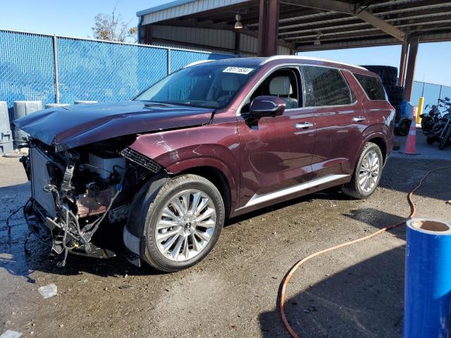 HYUNDAI PALISADE L 2020 burgundy  gas KM8R54HE6LU136173 photo #1