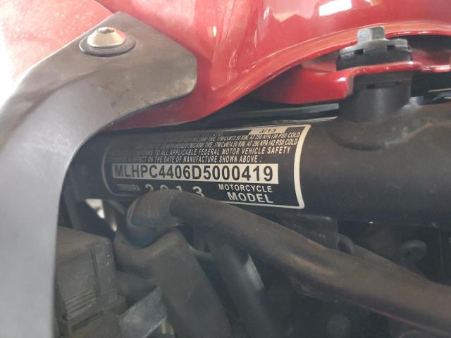 2013 HONDA CBR500 MLHPC4406D5000419