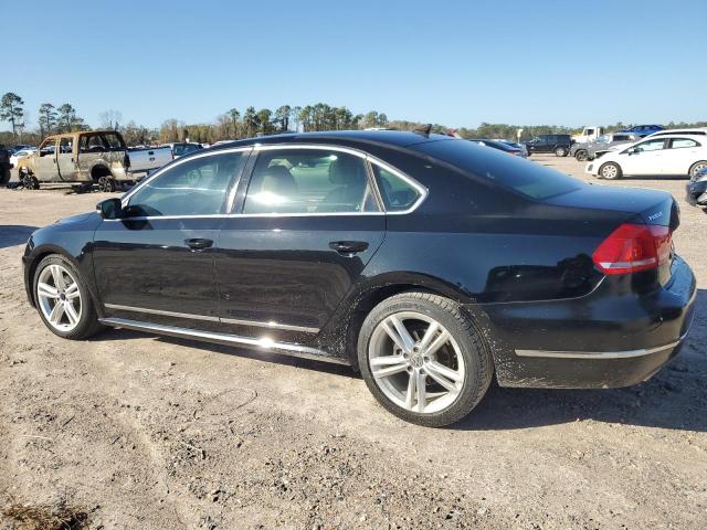 VOLKSWAGEN PASSAT SEL 2013 black  diesel 1VWCN7A30DC009850 photo #3