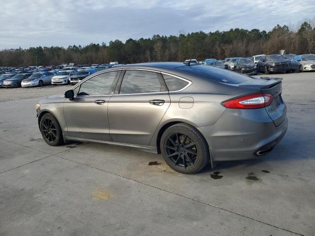 FORD FUSION TIT 2013 gray sedan 4d gas 3FA6P0K96DR254017 photo #3