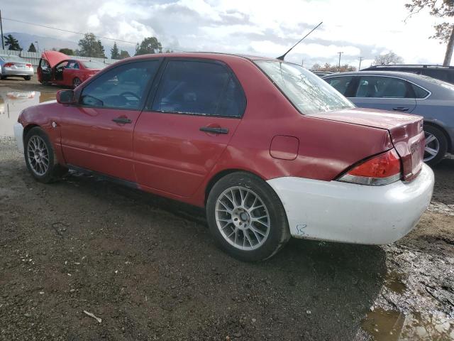 MITSUBISHI LANCER ES 2004 red  gas JA3AJ26E24U069575 photo #3