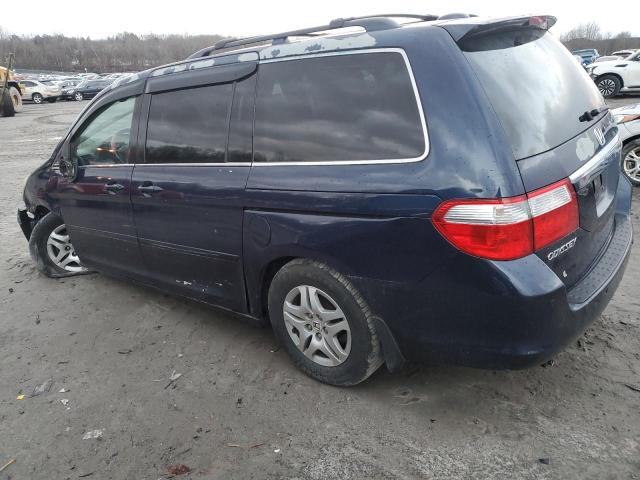 HONDA ODYSSEY EX 2006 blue  gas 5FNRL38716B111183 photo #3