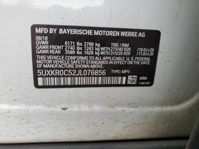 2018 BMW X5 XDRIVE3 - 5UXKR0C52JL076856