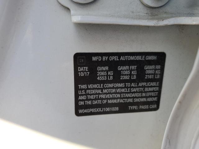 2018 BUICK REGAL ESSE W04GP6SXXJ1061028
