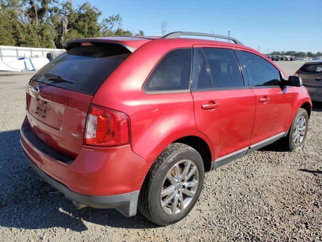 FORD EDGE SEL 2012 red 4dr spor gas 2FMDK3JCXCBA87801 photo #4