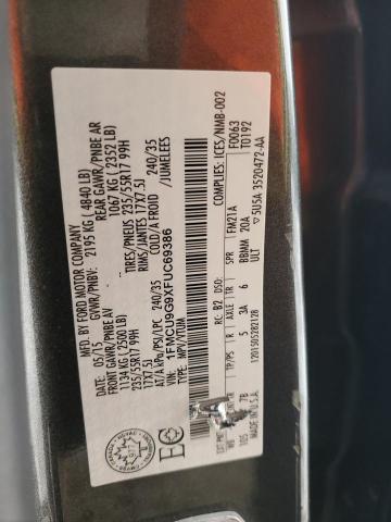 2015 FORD ESCAPE SE - 1FMCU9G9XFUC69386