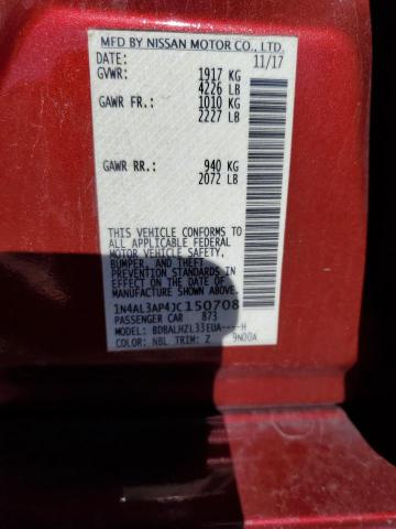 2018 NISSAN ALTIMA 2.5 - 1N4AL3AP4JC150708