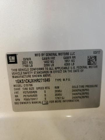 2017 GMC YUKON DENA - 1GKS1CKJXHR271849