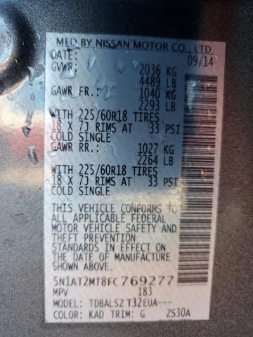 2015 NISSAN ROGUE S - 5N1AT2MT8FC769277