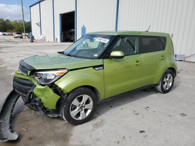 KIA SOUL 2018 green  gas KNDJN2A21J7902750 photo #1