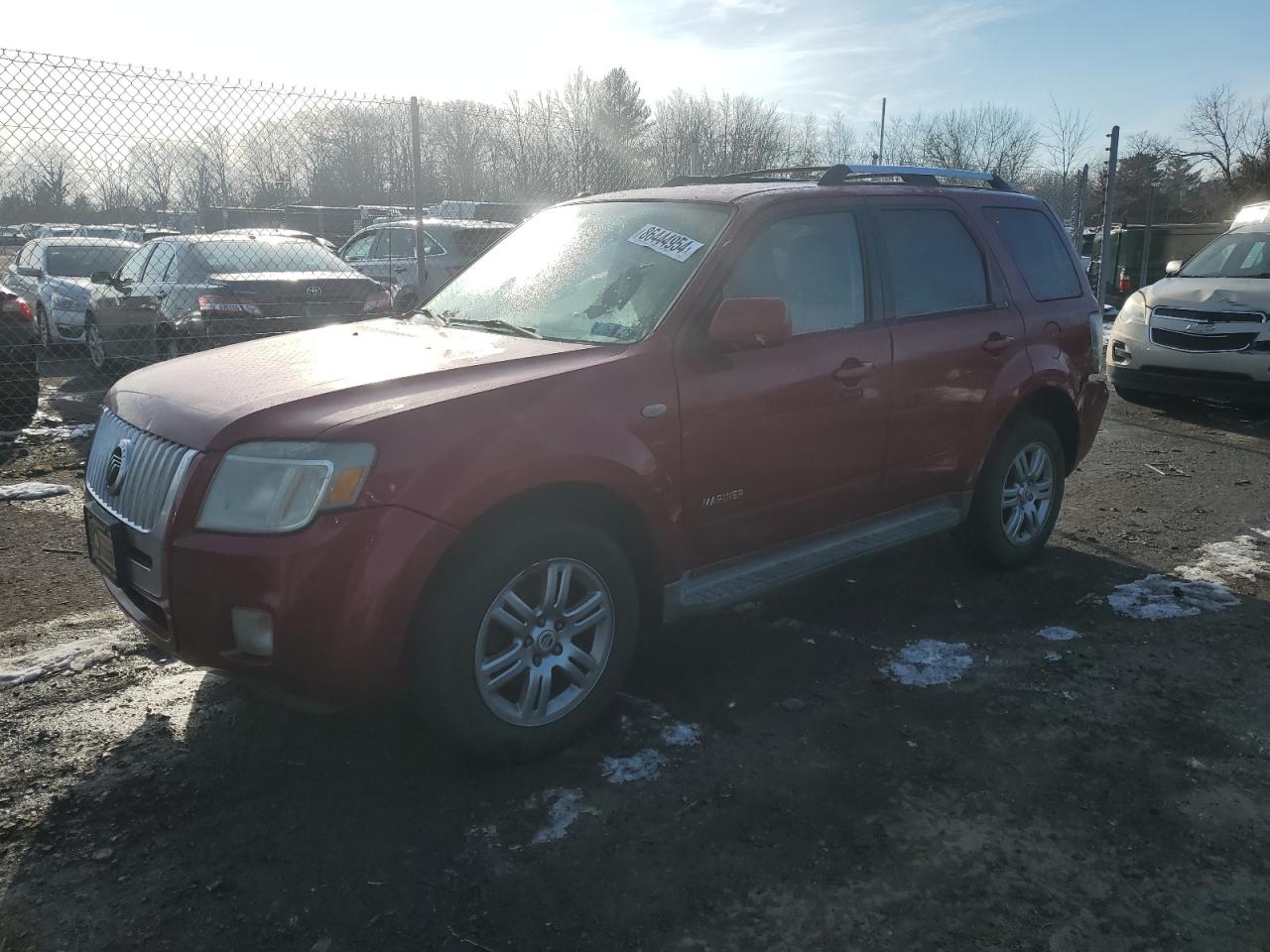 Lot #3038104190 2008 MERCURY MARINER PR