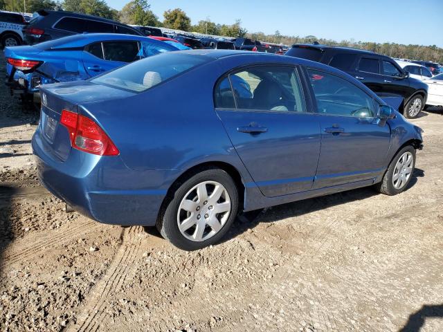 HONDA CIVIC LX 2008 blue  gas 2HGFA16528H533394 photo #4