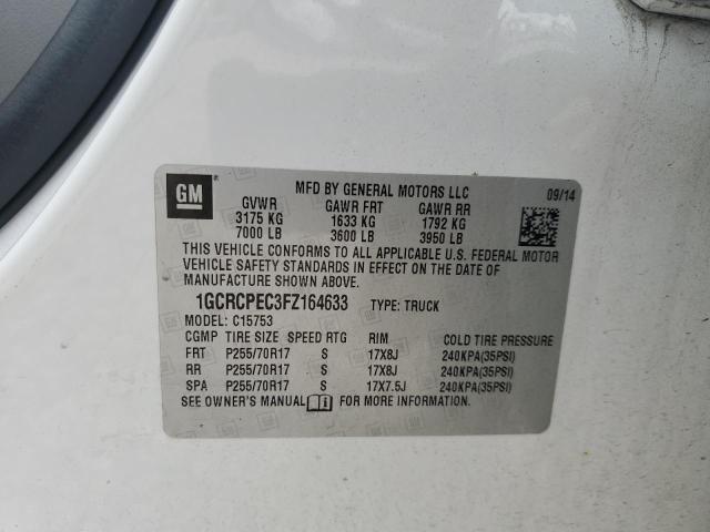 2015 CHEVROLET SILVERADO - 1GCRCPEC3FZ164633